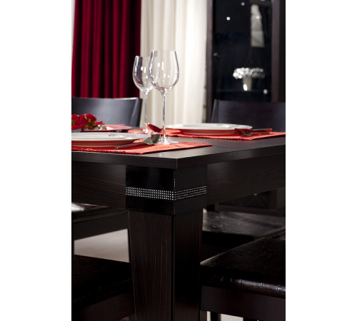 Раскладной обеденный стол для гостиной Мира MIRA-04 венге