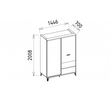 Шкаф купе Менти (Menty) MENTY-19