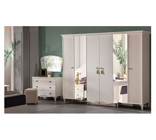 Шестидверный шкаф Перлино (Perlino) PERL-34