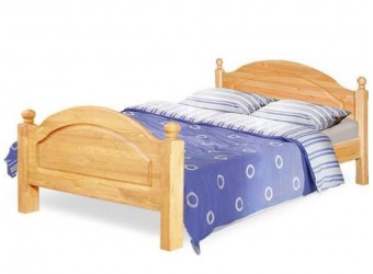 Односпальная кровать Лотос сосна Б-1089-05 (натуральная сосна)