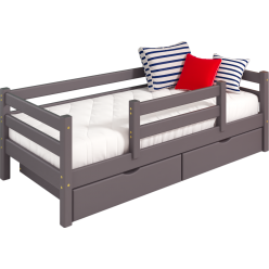 Вариант 4 Кровать "Соня" Лаванда с защитой по центру