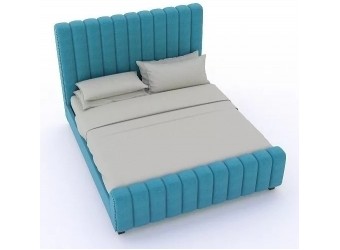 Односпальная кровать Гомер MUR-IK-GOMER с мягкой спинкой
