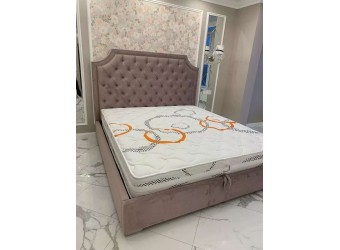 Односпальная кровать Лоренцо MUR-IK-LOREN с мягкой спинкой
