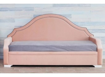 Односпальная кровать-софа Сандрин с мягкой спинкой