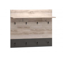 Настенная вешалка для одежды ПХ-10 (ЯТ) Ханна с полкой